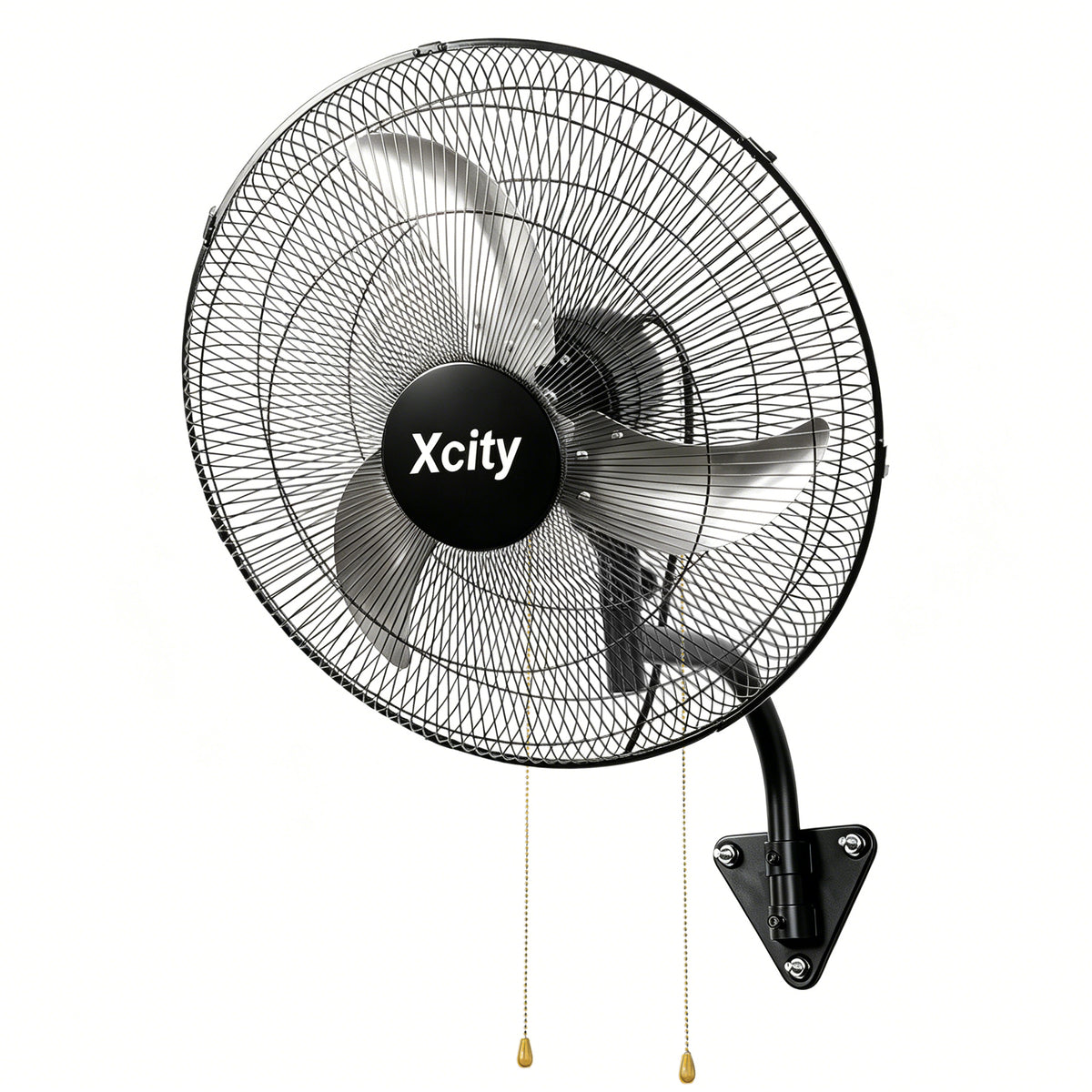 Xcity Wall Mount Fan 20", 3-Speed, Oscillating Cooling