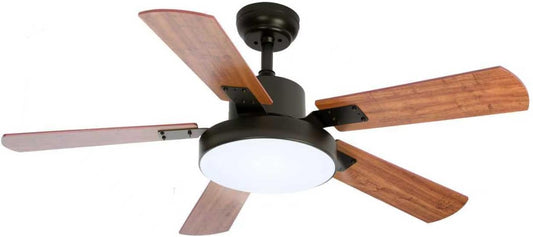 44 Inch Ceiling Fan with LED Light, 6-Speed Reversible Airflow - Max 3110 CFM