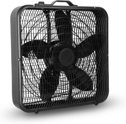 Box Fan with Carry Handle