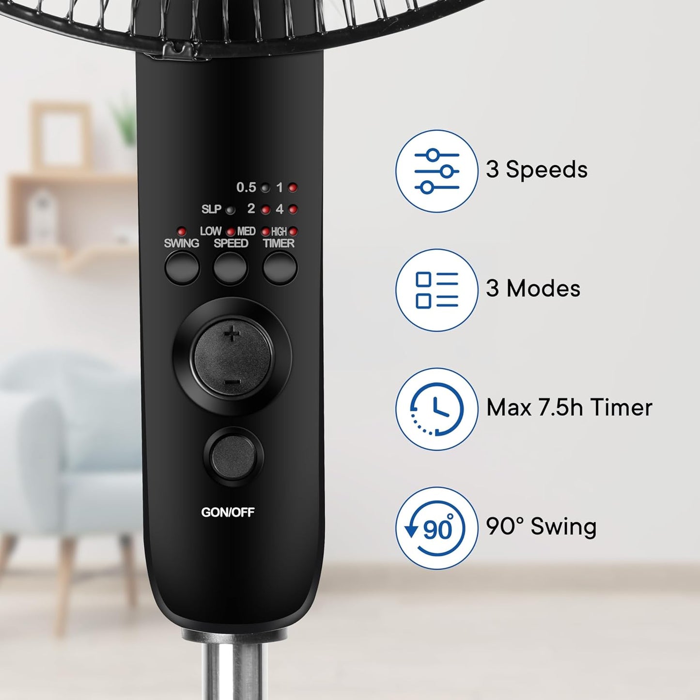 Oscillating Pedestal Stand Fan
