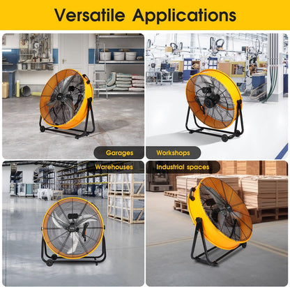 Heavy Duty Metal Drum Fan