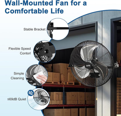 Metal Wall Mounted Fan