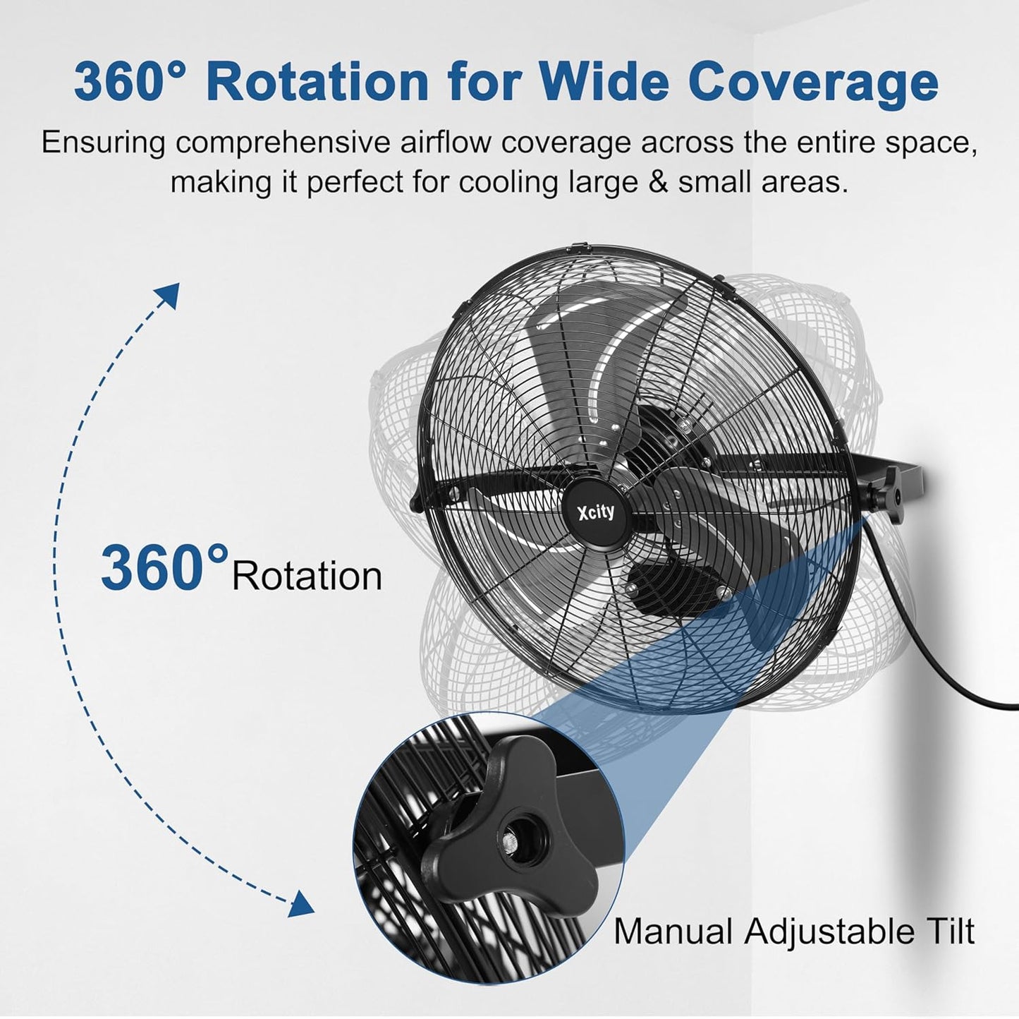 Metal Wall Mounted Fan