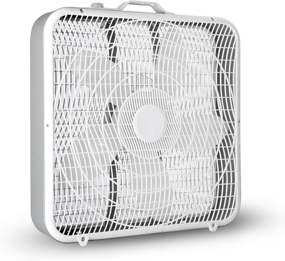Box Fan with Carry Handle