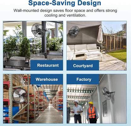 Metal Wall Mounted Fan